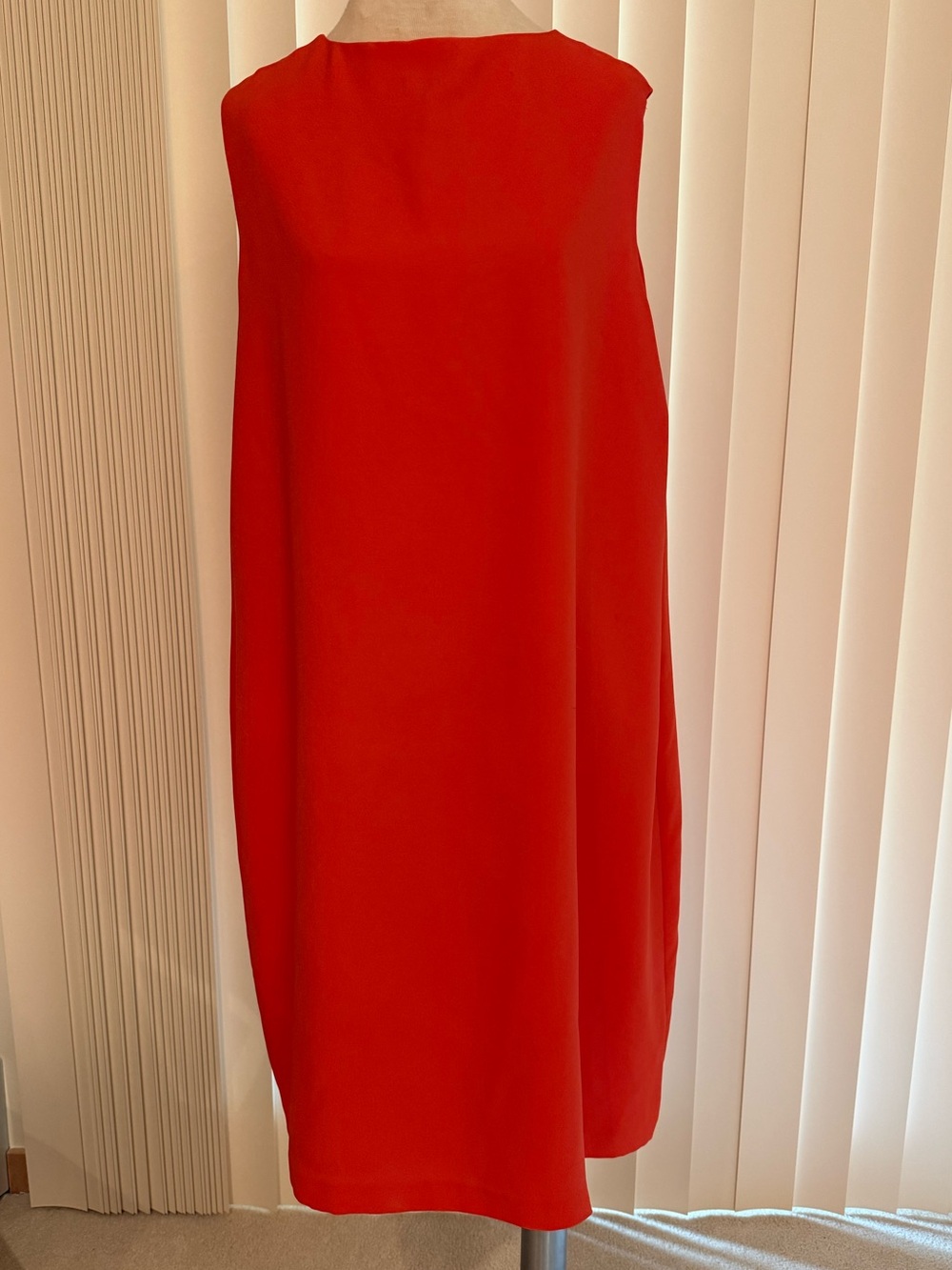 Lauren Ralph Lauren Sleeveless Dress 18W Orange Red Plus Size